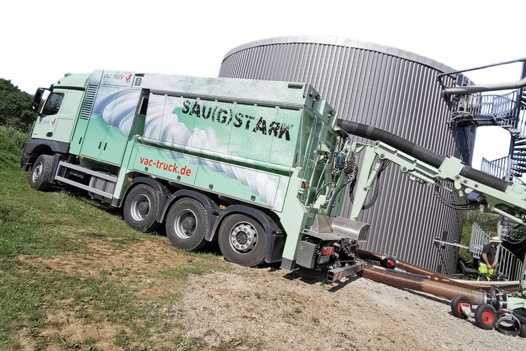 Saugbagger Schwabach - Start